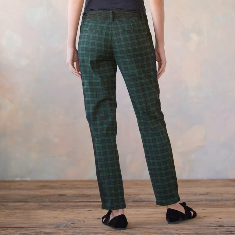 DRESSED UP PLAID TROUSERS view 1