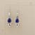 TRUTH &amp; BEAUTY LAPIS EARRINGS view 1