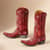 LONE STAR GAIA BOOTS IN RED view 1