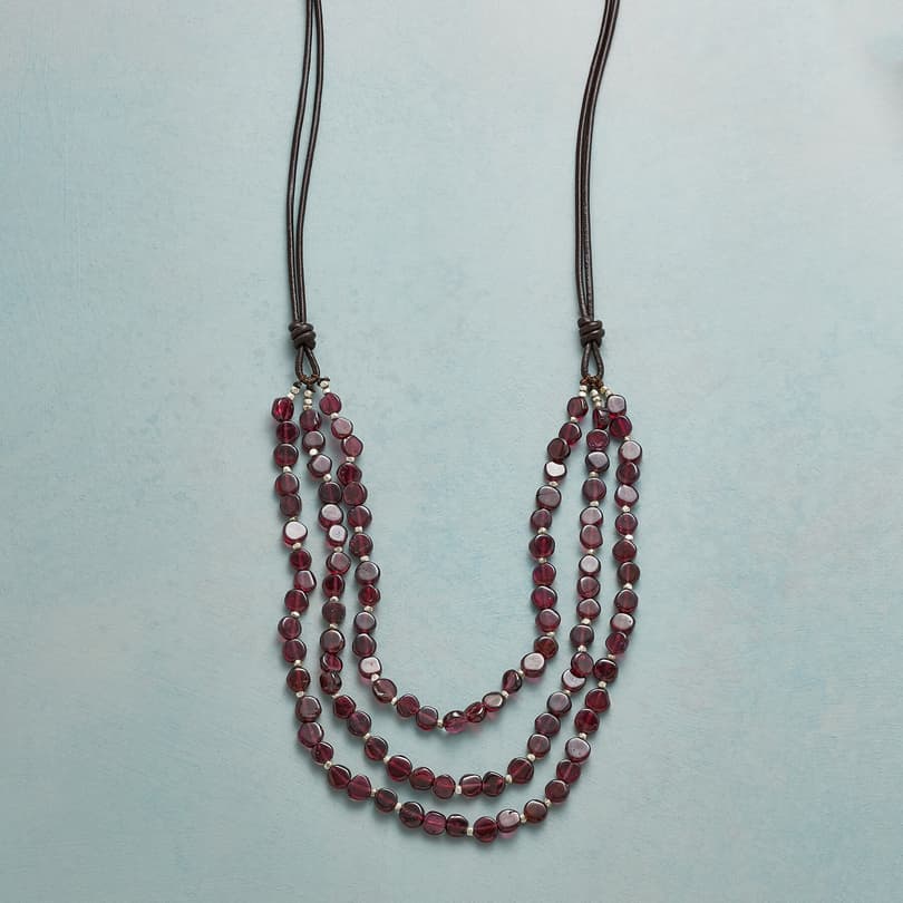 GARNET EMBERS NECKLACE view 1