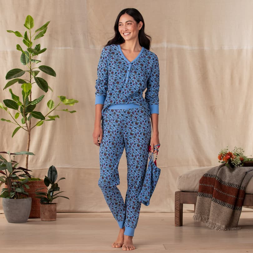 Long Johnna Floral Pajamas