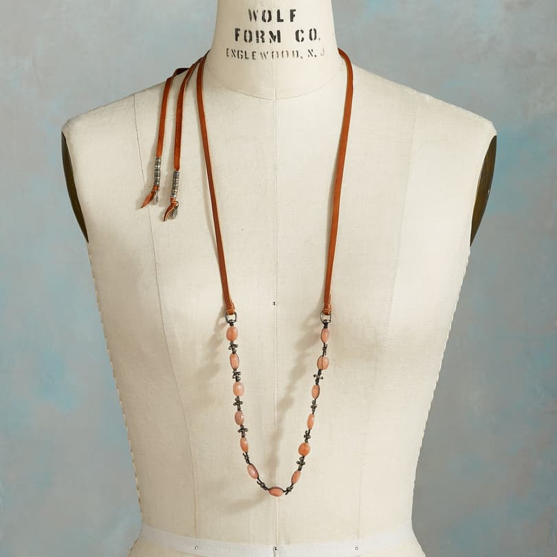 SPRING MOON LARIAT NECKLACE view 3