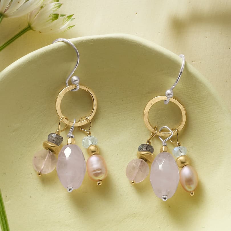 Blush Of Dawn Earrings View 3