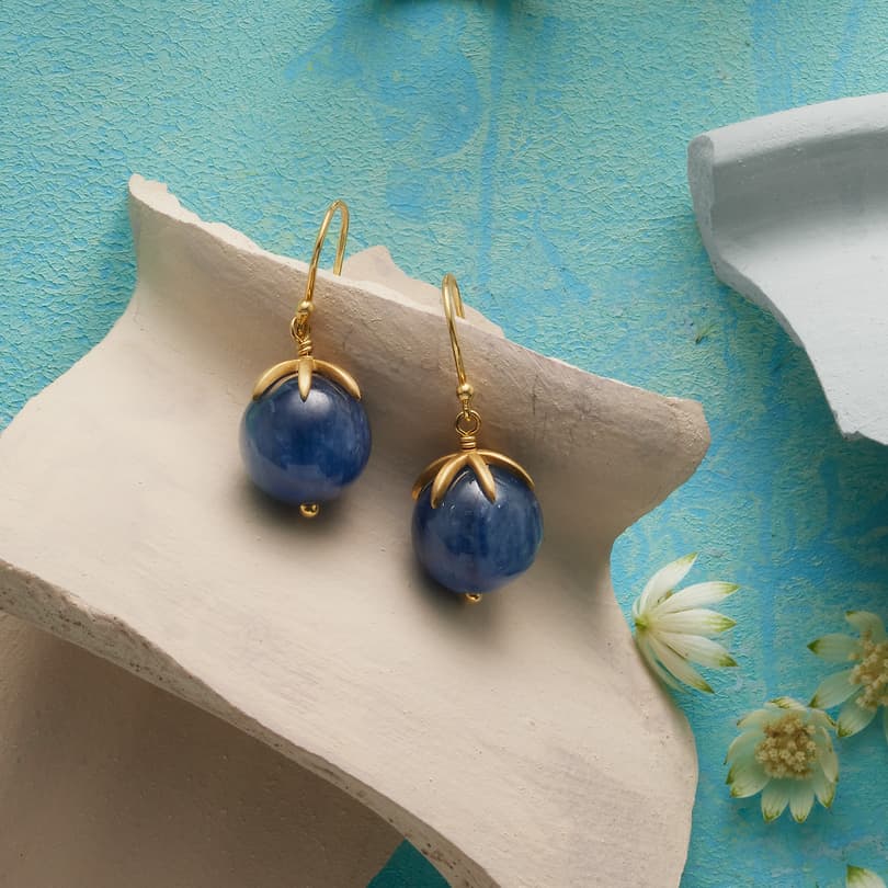 Kyanite Globe Earrings View 4