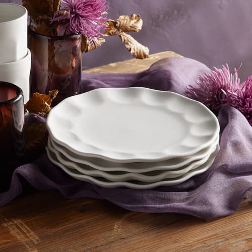 Luna Fluted Side Plate Set View 1