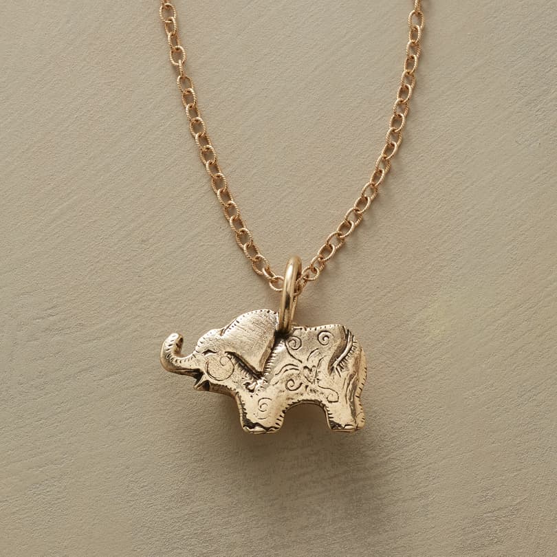 14KT GOLD ELEPHANT CHARM view 2