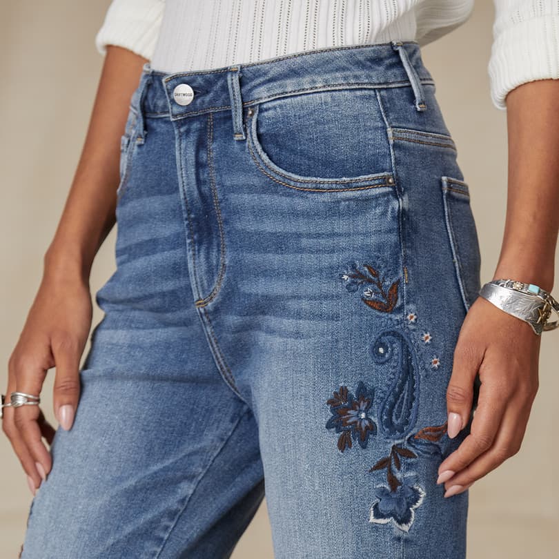 Abercrombie hot sale floral jeans