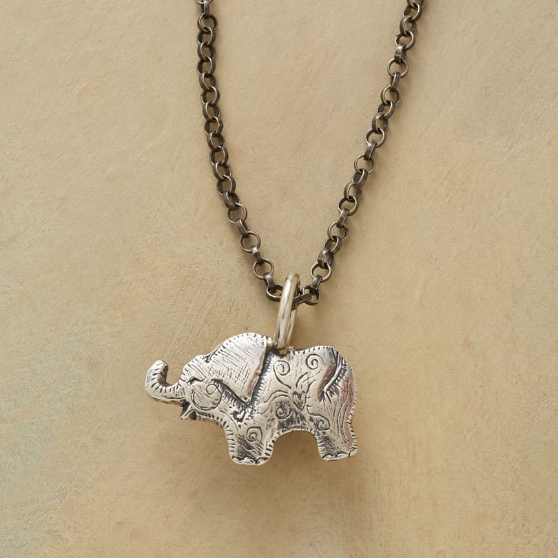 STERLING SILVER ELEPHANT CHARM view 2