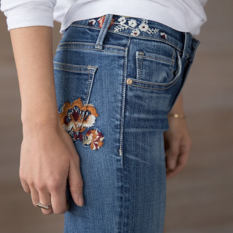 FARRAH FLORAL JEANS BY DRIFTWOOD view 3