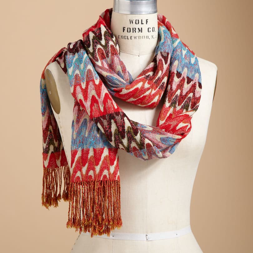 COLOR WAVES SCARF view 1