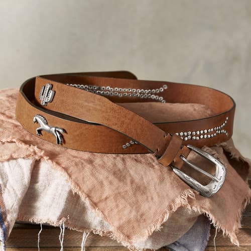 Mustang Studded Belt View 3C_SDDL