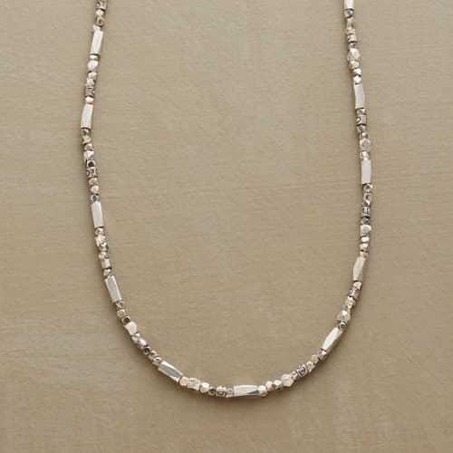 SCINTILLATING SILVER NECKLACE view 1