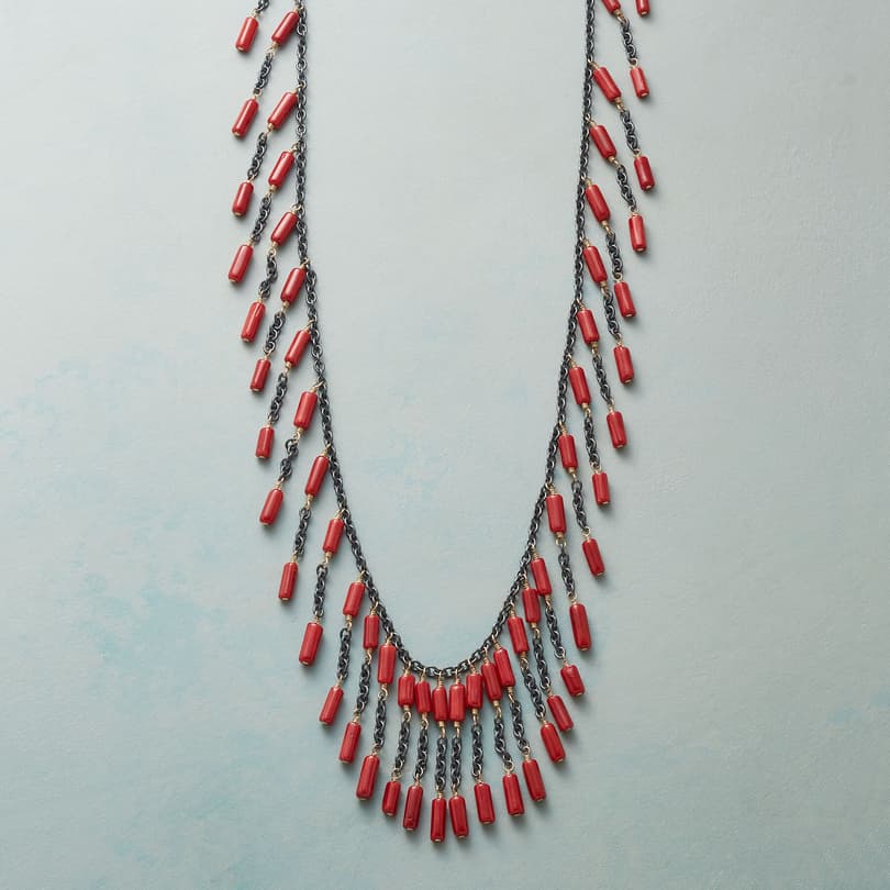 CORAL ARRAY NECKLACE view 1
