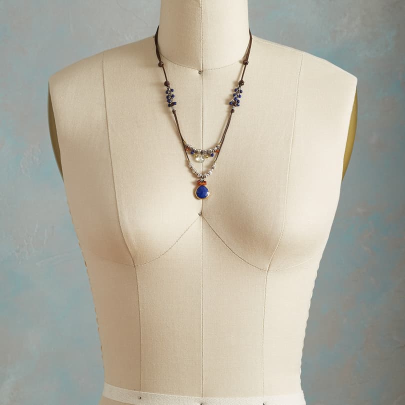 IN LOVE WITH LAPIS NECKLACE view 2