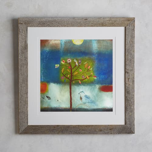 BIRD GREETS YOUNG TREE PRINT view 1