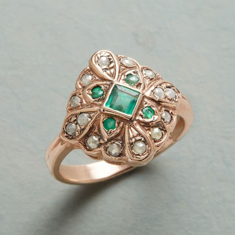 ETERNITY EMERALD RING view 1