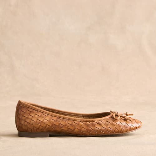 Nataly Woven Flats View 1