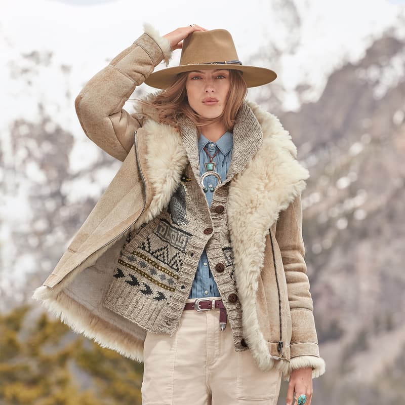 Nils Sundance Faux Fur Ladies Jacket