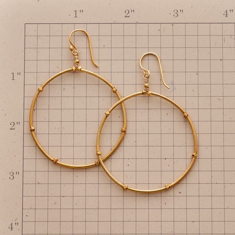 FEEL GOOD HOOP EARRINGS view 1