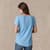 Ultimate Airy Slub Scoopneck Tee, Petite View 4