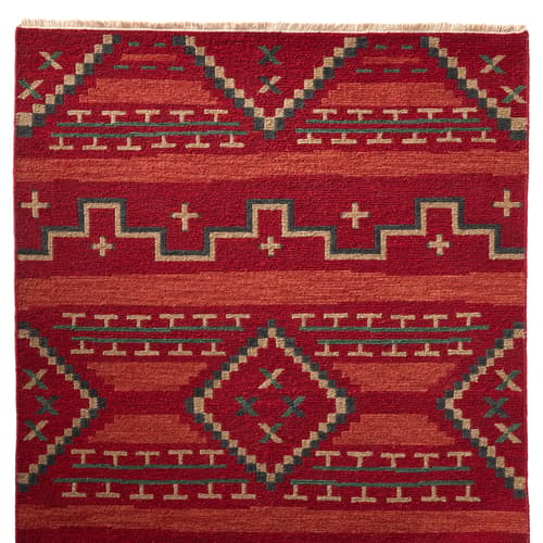 Westward Soumak Rug, Large View 4C_RED