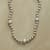 SILVERY SATELLITE PEARL NECKLACE view 1