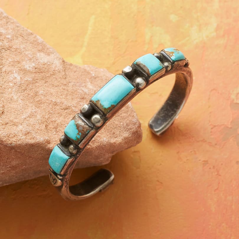 LIMITED EDITION CHEYENNE TURQUOISE CUFF view 1