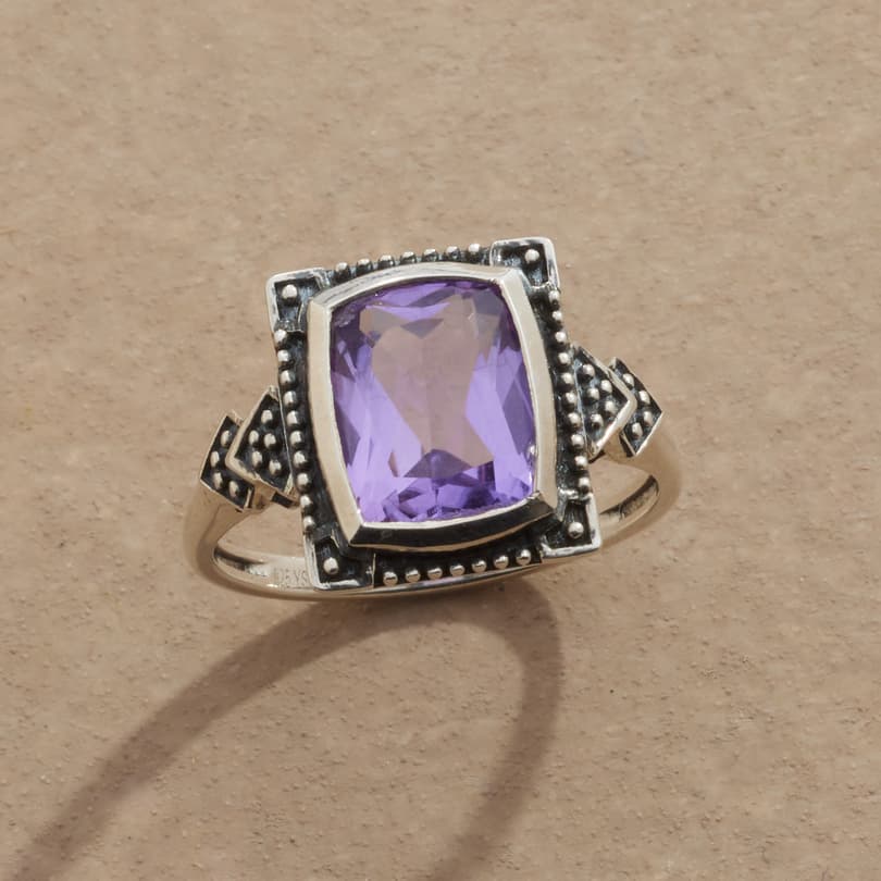 Renee Amethyst Ring View 1