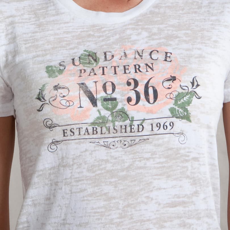 SUNDANCE ROSE PATTERNED TEE view 1