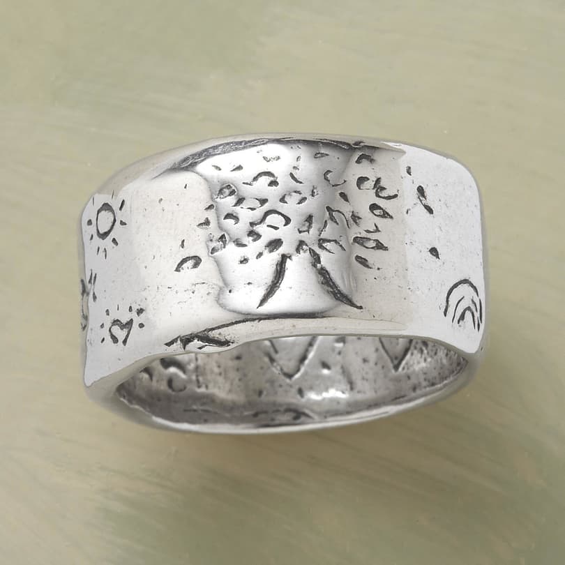 STERLING SILVER STRENGTH RING view 1