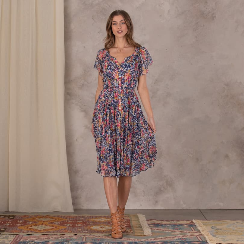 CLARISSE FLORAL DRESS - PETITES view 2