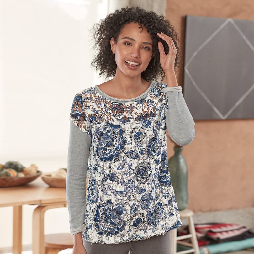 CARAWAY LACE PULLOVER view 1