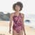 Genevieve Crisscross Swimsuit View 4Raisin