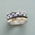 SAPPHIRE STARS SPINNER RING view 1