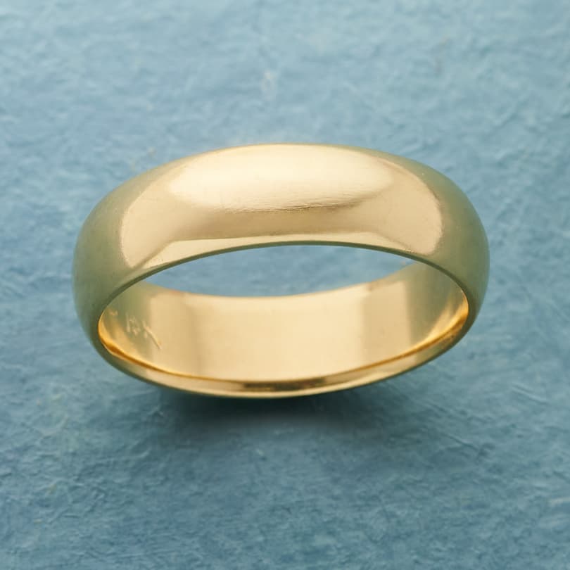 Quintessential Gold Band View 1