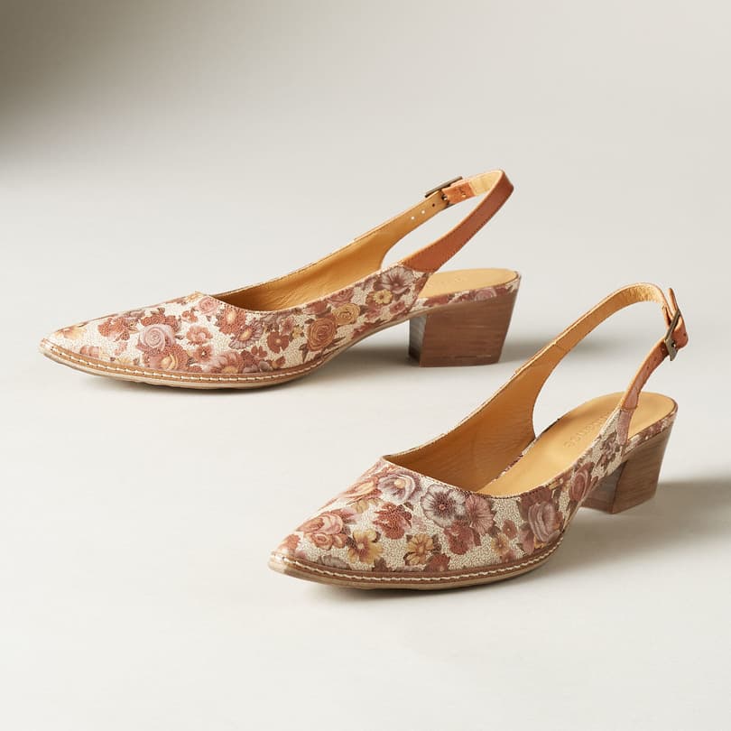 BELLE ROSE SLINGBACK SHOES view 1