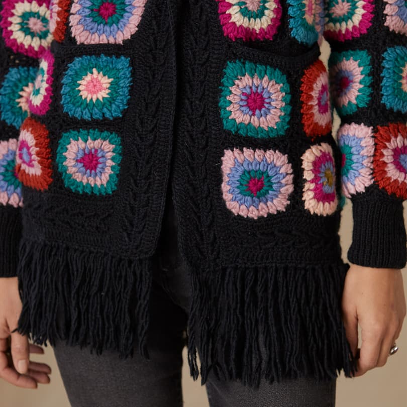 Fran Crocheted Cardigan View 7
