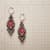 BERRY BRIGHT EARRINGS view 1