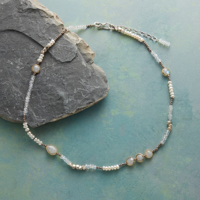 Sun Kissed Moonstone Necklace View 2