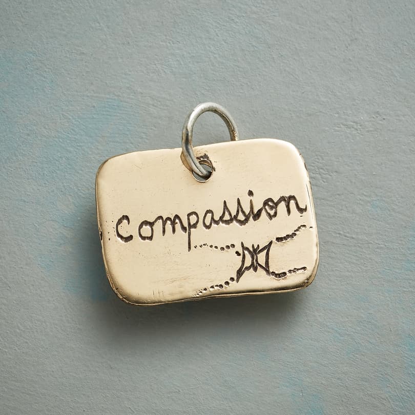 GOLD COMPASSION CHARM view 1
