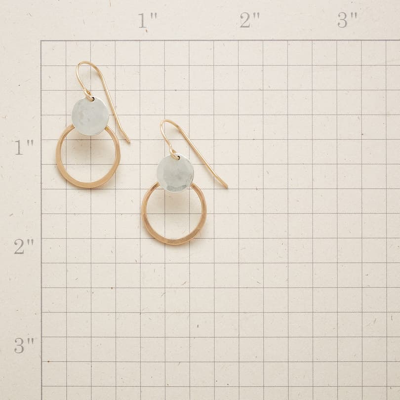 OPEN ROUNDED EARRINGS view 1