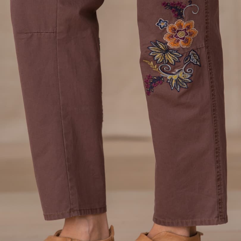 Natalia Embroidered Pants - Petites View 8