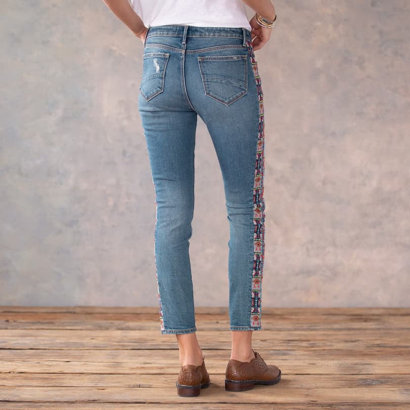 JACKIE BEADED JEANS view 2