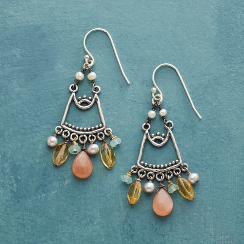 Peachy Chandra Earrings View 1