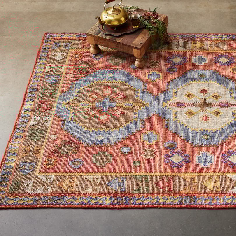 Mirror Lake Dhurrie Rug View 3