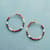 Sacred Circle Hoop Earrings View 1