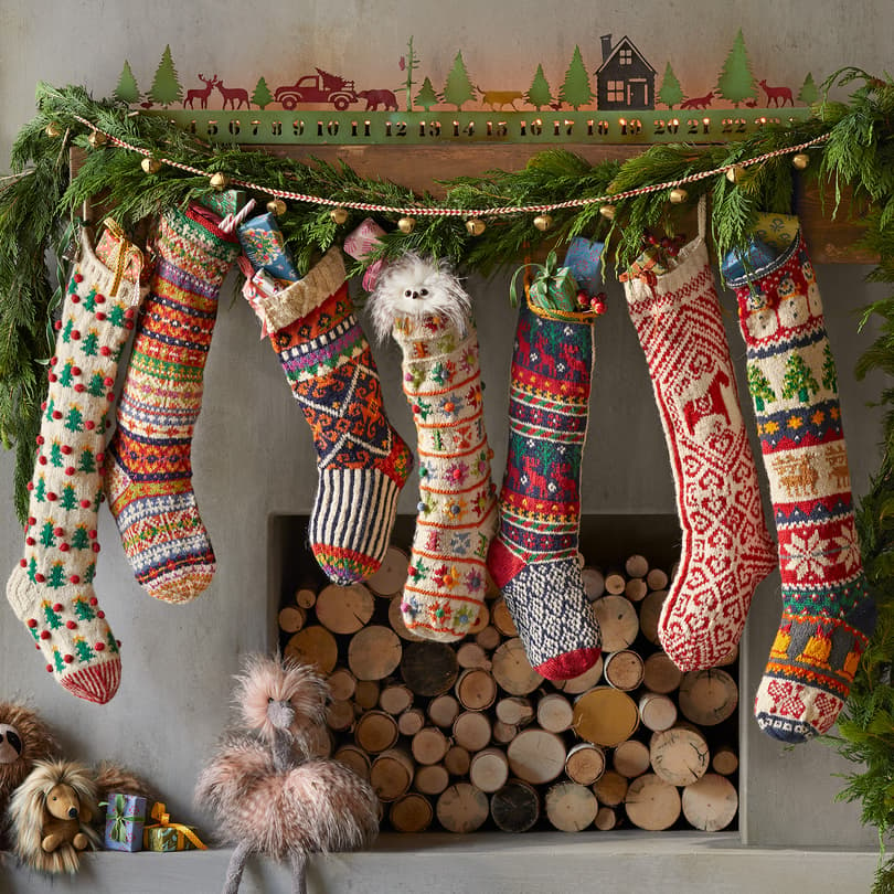 Holiday Workshop Heirloom Stocking - Cross Stitch Pattern