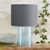 SALON GLASS CYLINDER TABLE LAMP view 1