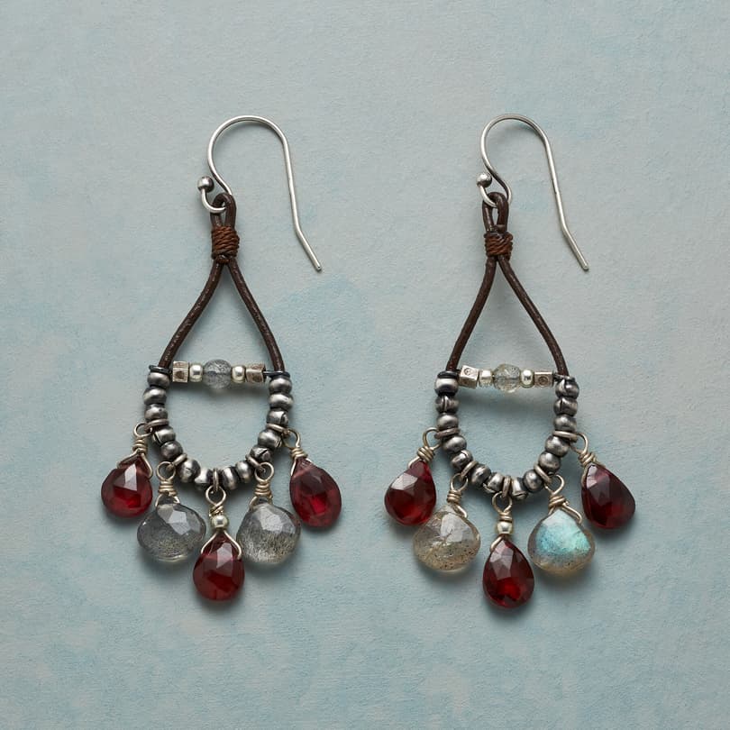 FIRE AND ICE CHANDELIER EARRINGS view 1