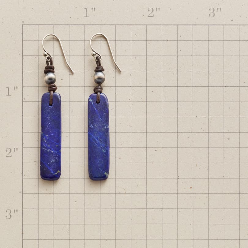 LAPIS SPIRES EARRINGS view 1